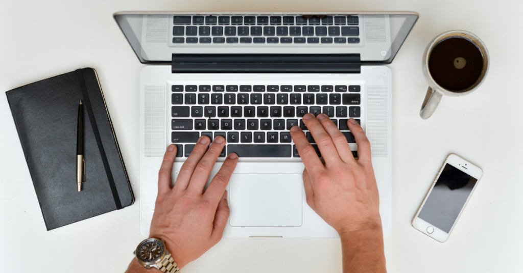 Crafting the first blog post, where ideas meet the digital page.